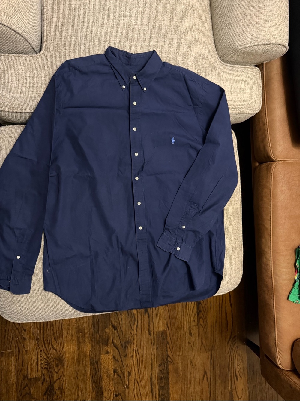 Ralph Lauren Men’s Dark Navy Button-Down Shirt